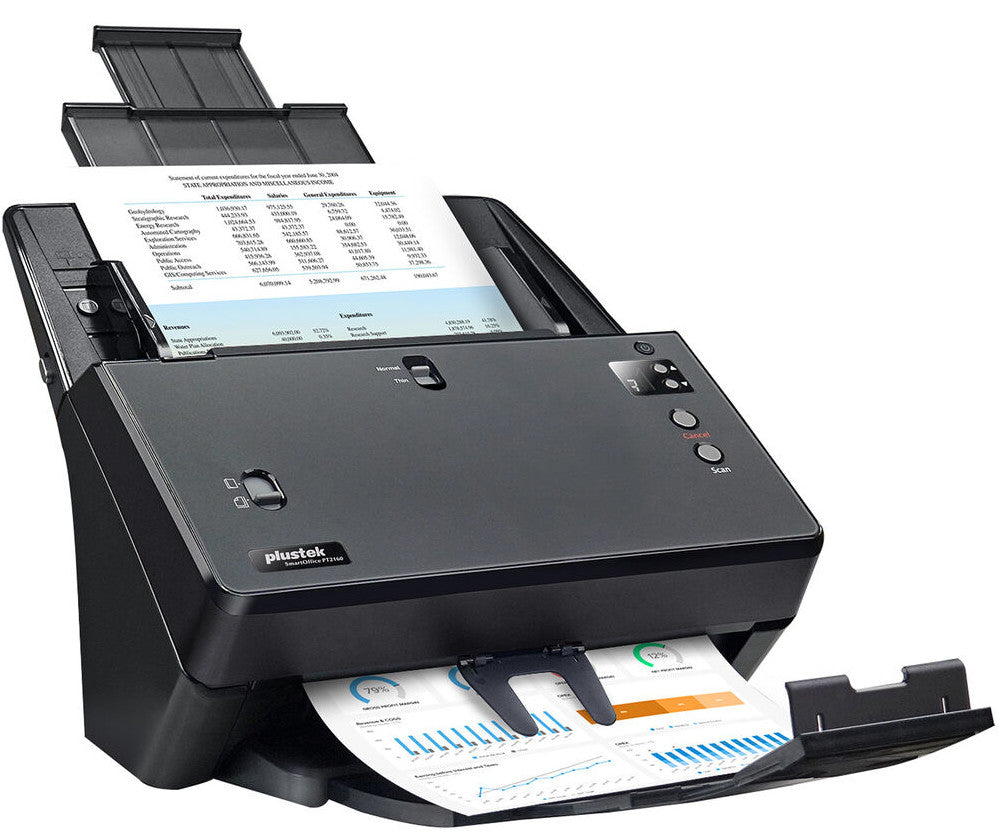 Plustek PT2160 Document Scanner – 60ppm/120ipm, Reversible Friction Roller, 100-Sheet ADF, Ultrasonic Multi-Feed Detection, USB 3.0 for Office and Banking Use Plustek PT2160 Document Scanner – 60ppm/120ipm, Reversible Friction Roller, 100-Sheet ADF, Ultrasonic Multi-Feed Detection, USB 3.0 for Office and Banking Use